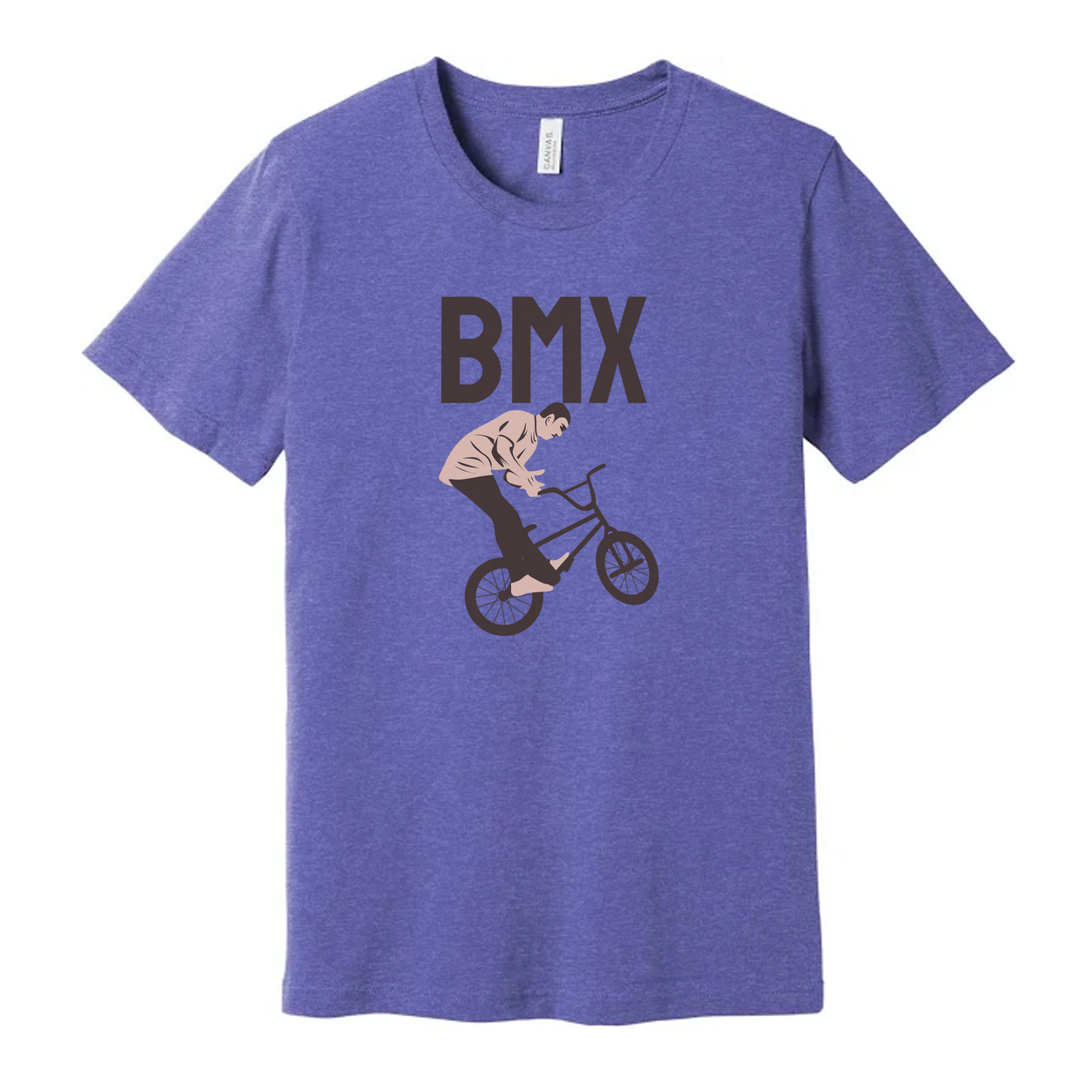 BMX Rider Stunt Graphic Tee Shirt For Men And Women Unisex Casual Athletic Tee Wearable