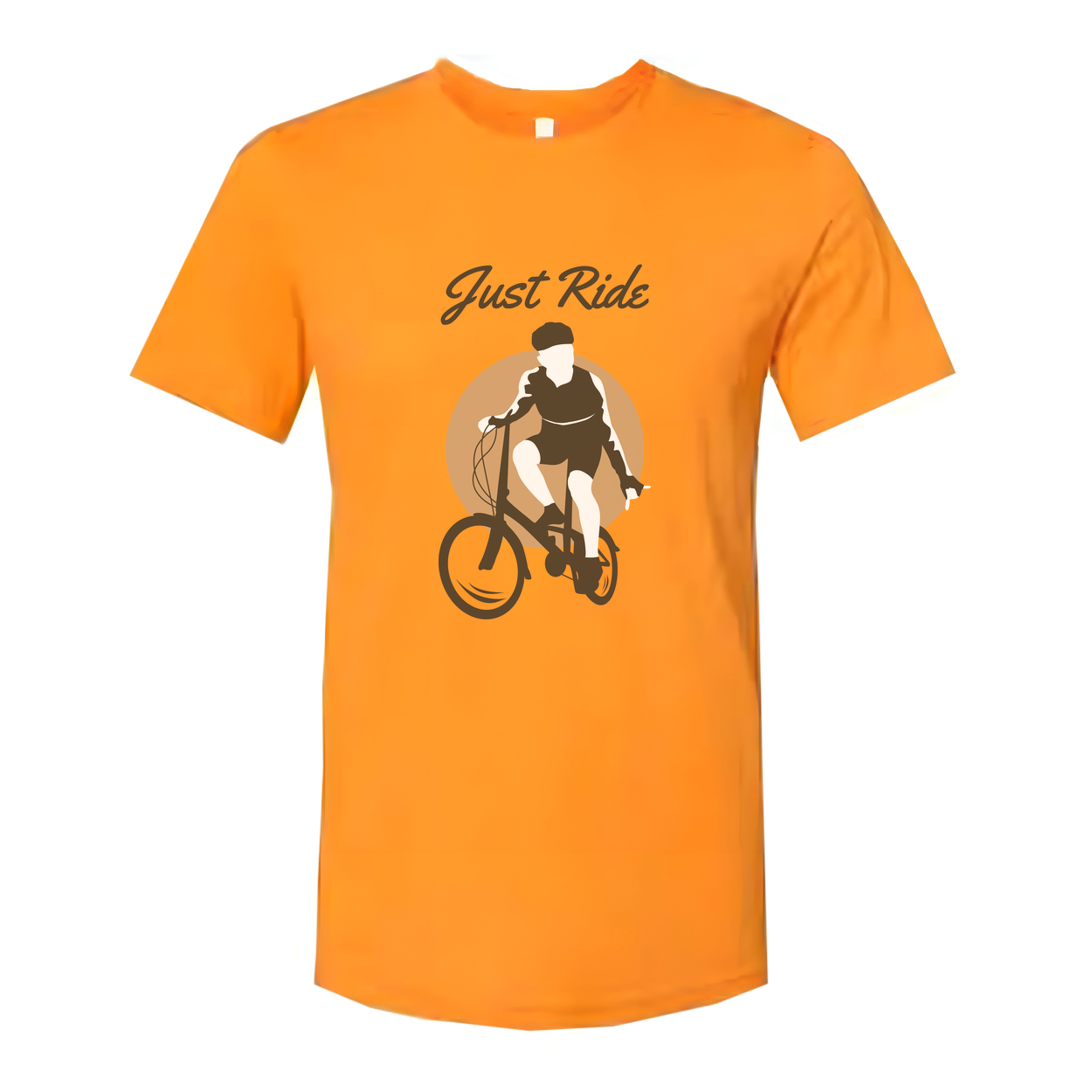 Just Ride Bicycle Graphic T Shirt For Men Women Unisex Casual Bike Enthusiast Tee