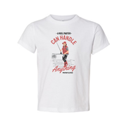 Unisex Fishing T Shirt With Can Handle Anything Design
