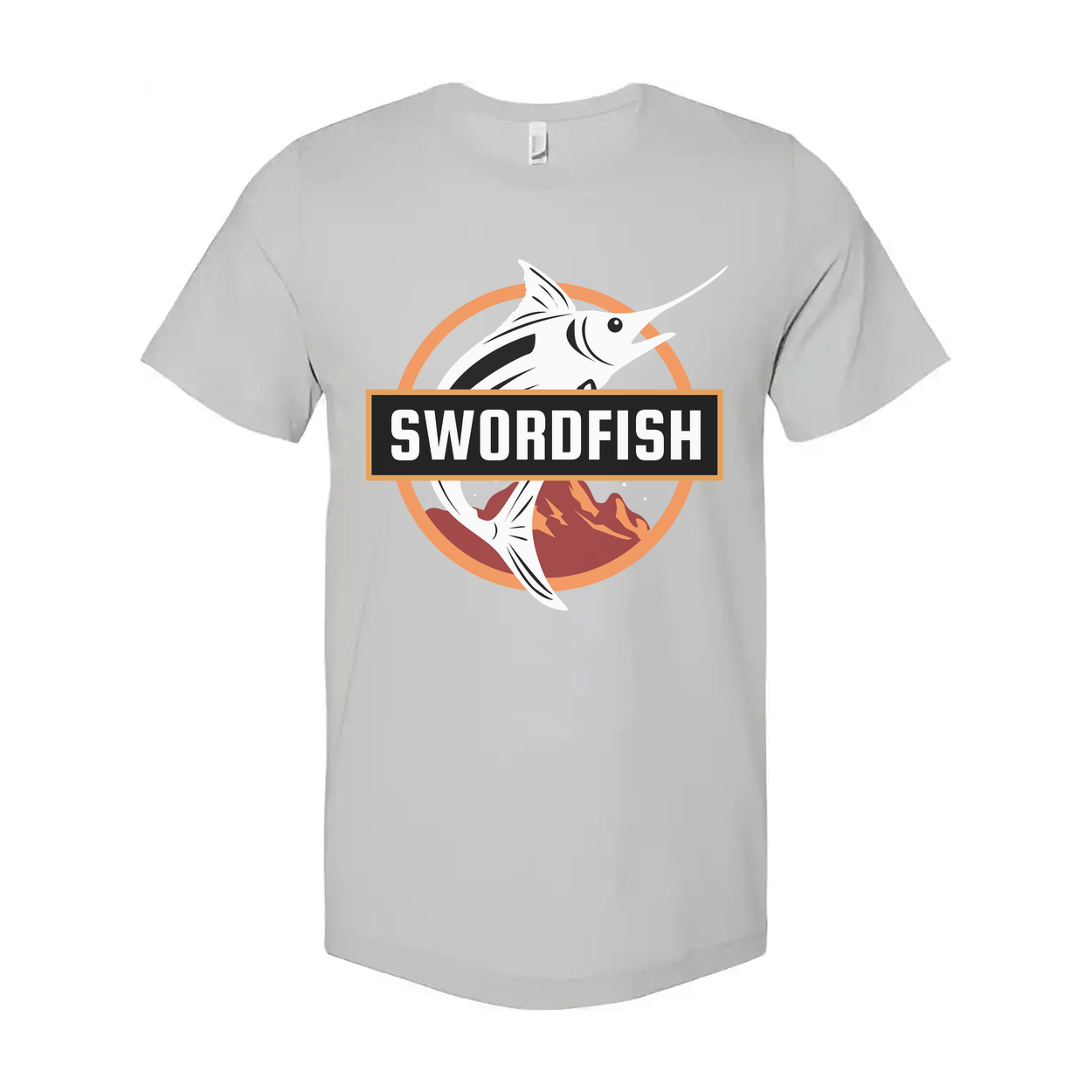 Swordfish Logo Fishing T Shirt