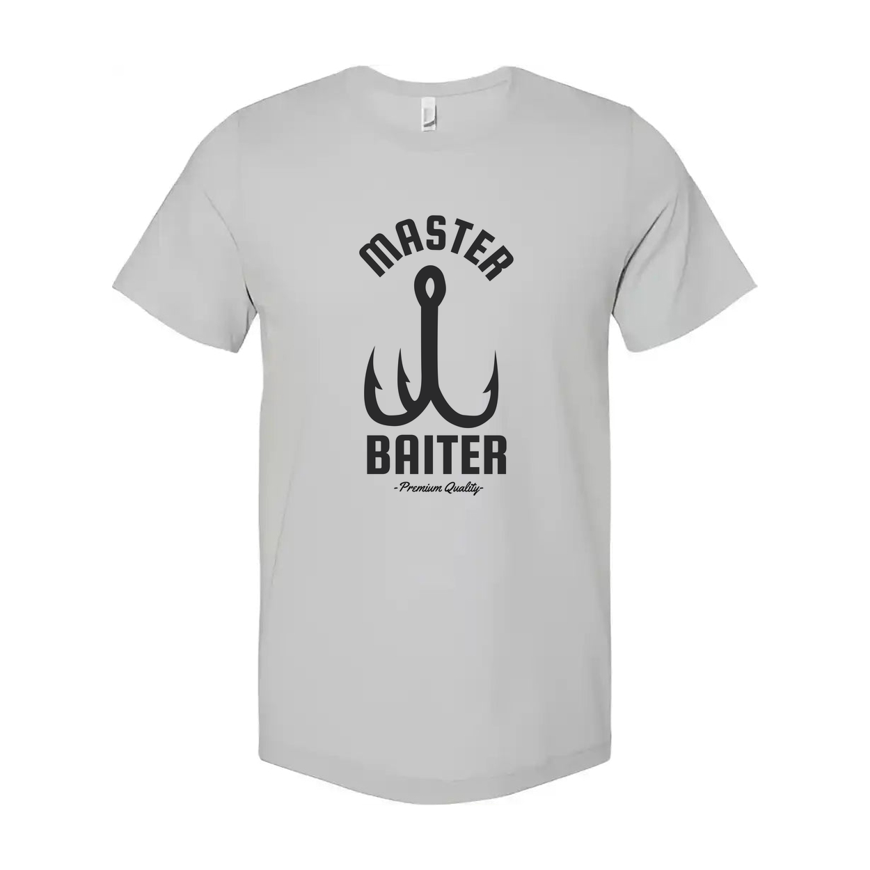 Master Baiter Fishing Tee With Hook Graphic