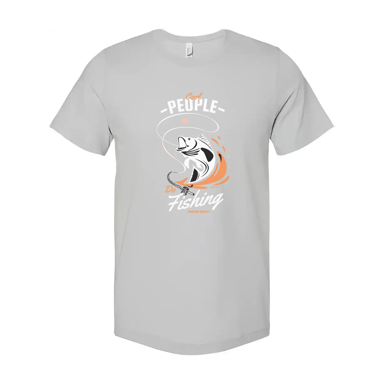 Unisex Fishing Graphic T Shirt With Dynamic Fish Artwork And Splash Design Featuring Do Fishing Theme