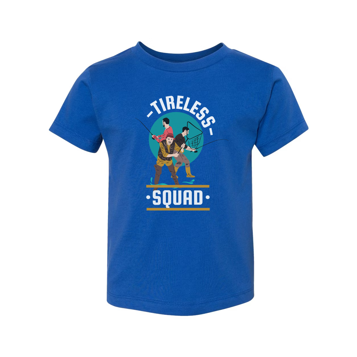 Unisex Tireless Squad Fishing Graphic T Shirt For Outdoor Enthusiasts And Adventure Lovers