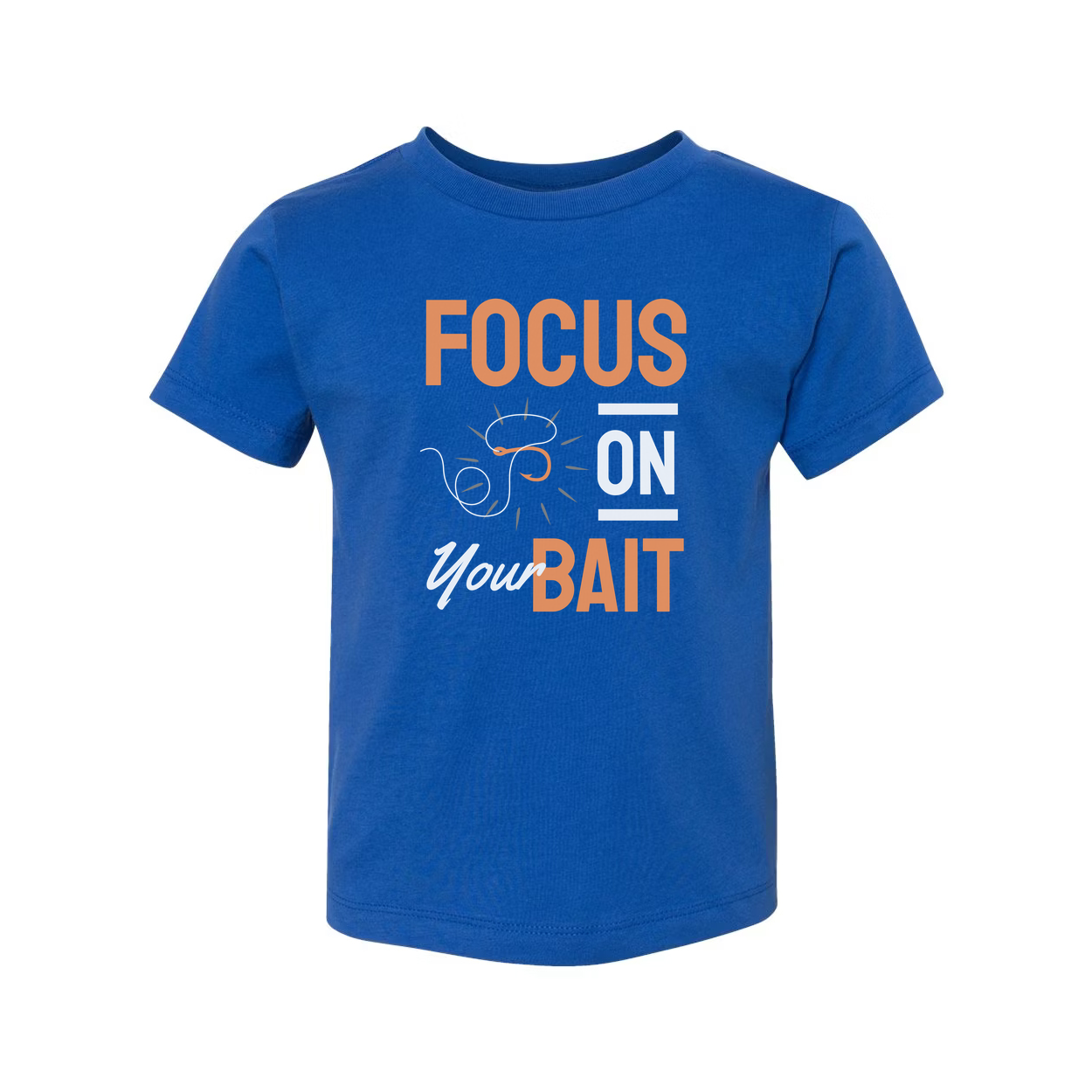 Unisex Fishing T Shirt With Focus On Bait Graphic For Anglers And Outdoor Lovers