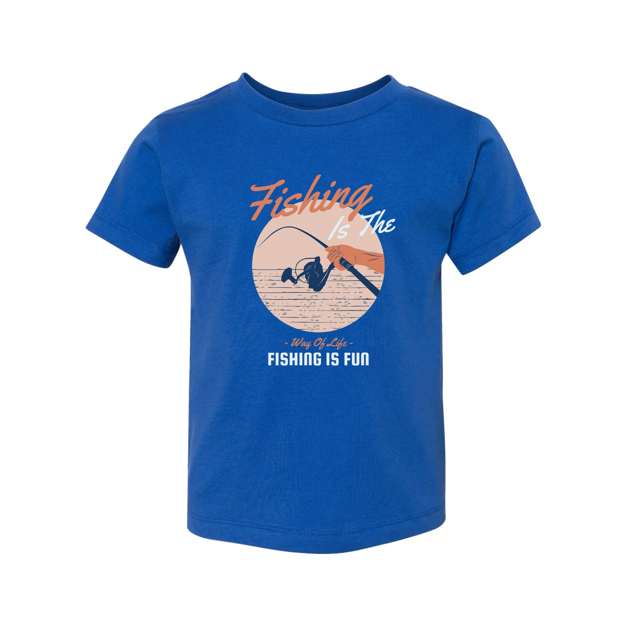 Unisex Fishing Graphic T Shirt With Fishing Is The Way Of Life And Fishing Is Fun