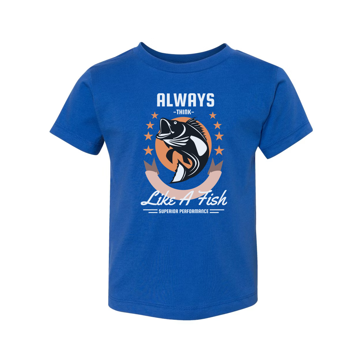 Always Think Like A Fish Fishing Graphic T Shirt For Unisex Casual Wear And Outdoor Enthusiasts