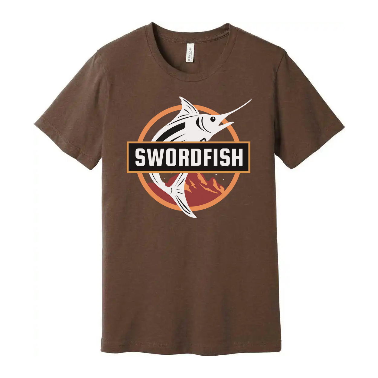 Swordfish Logo Fishing T Shirt