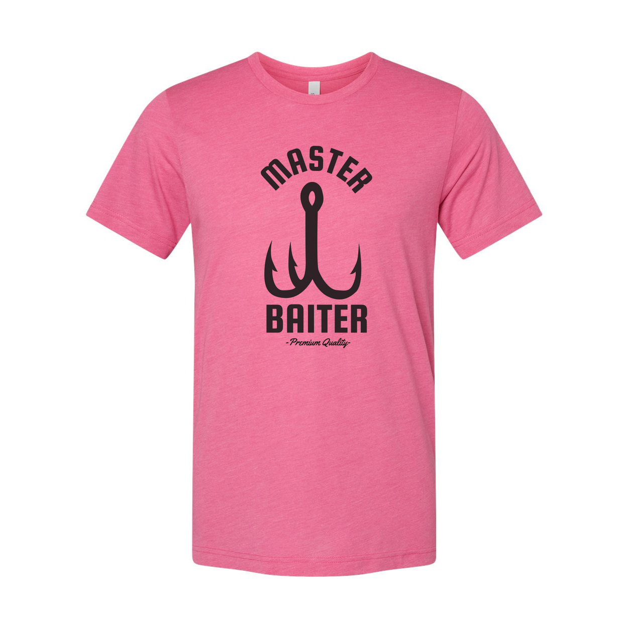 Master Baiter Fishing Tee With Hook Graphic