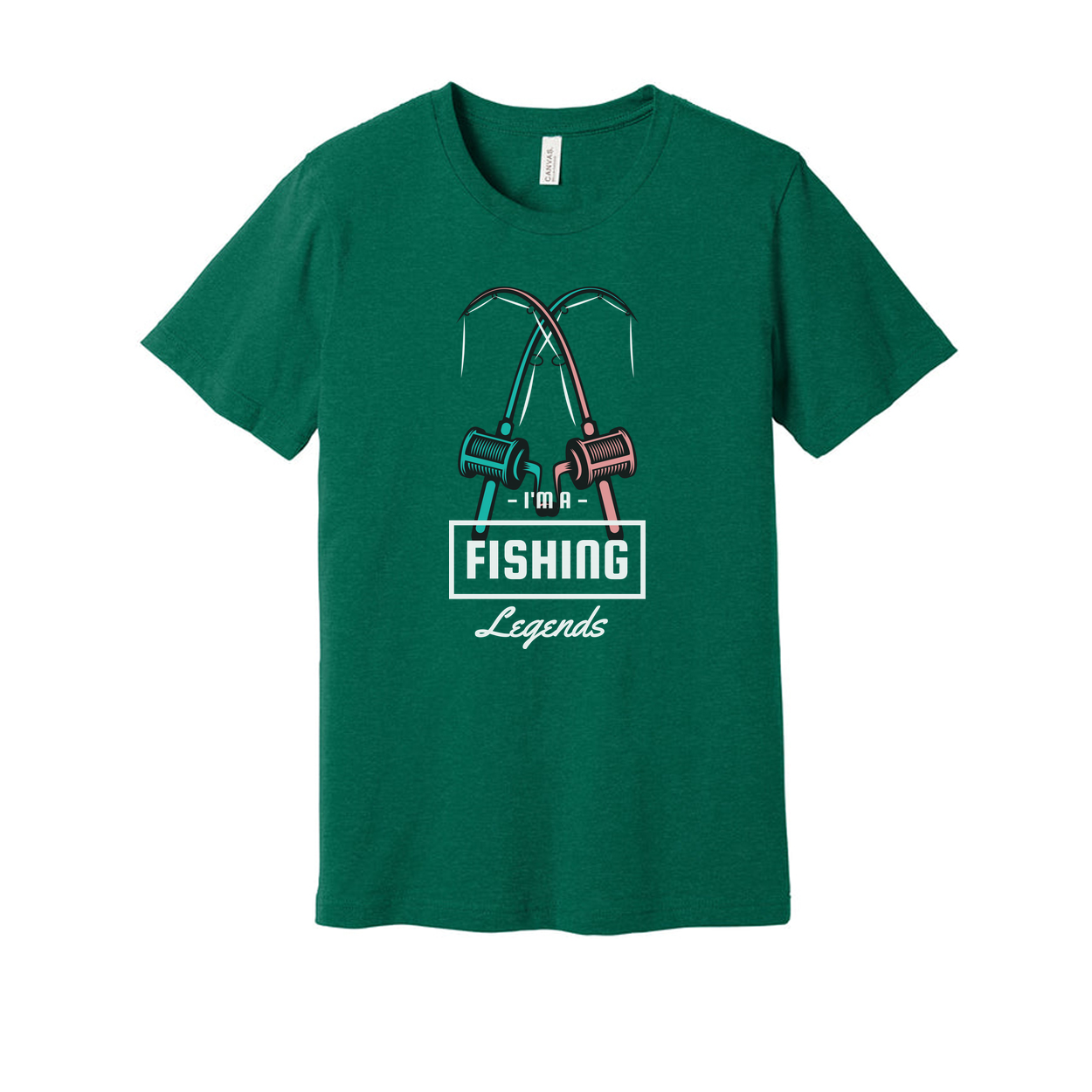 Unisex Fishing Legends Graphic T Shirt