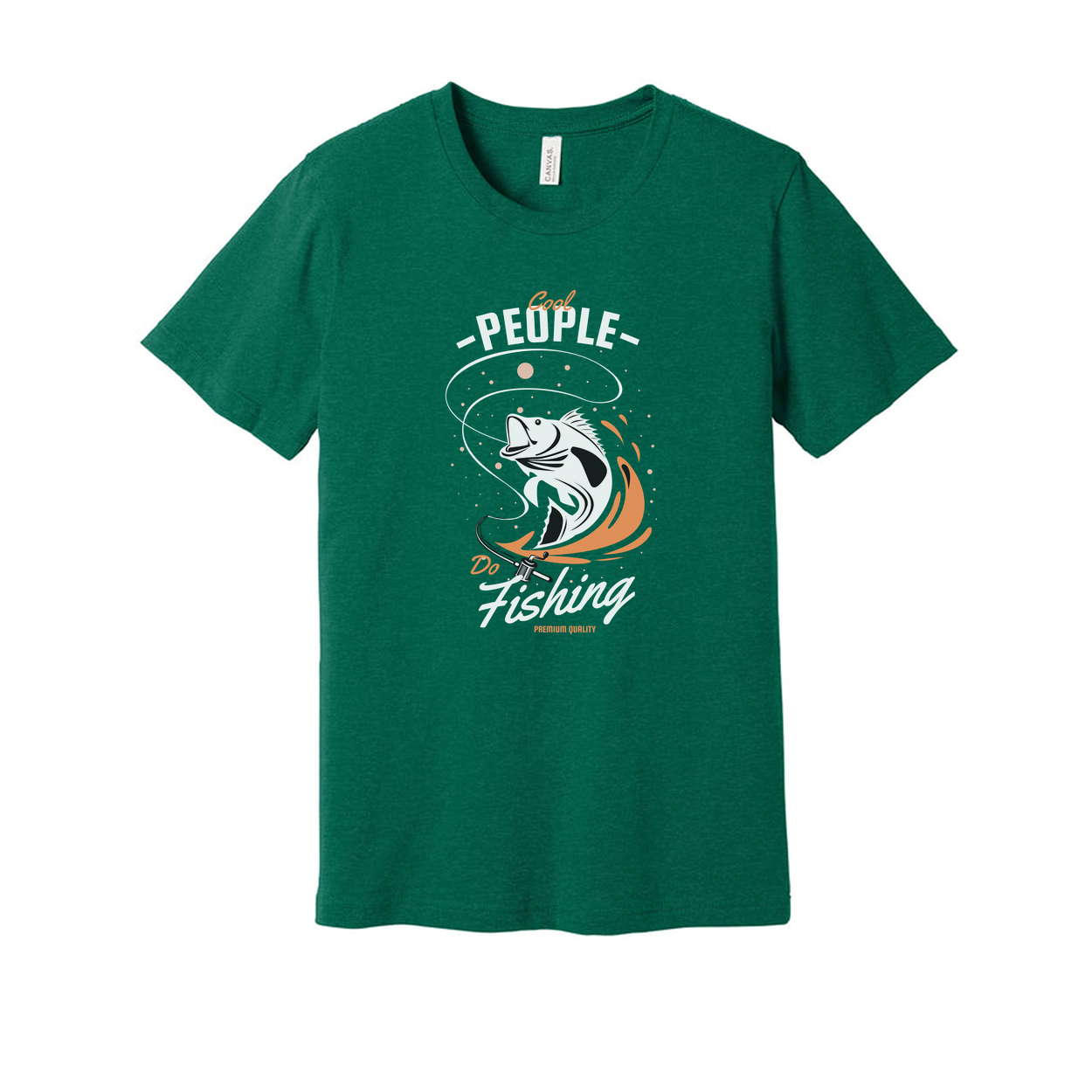 Unisex Fishing Graphic T Shirt With Dynamic Fish Artwork And Splash Design Featuring Do Fishing Theme