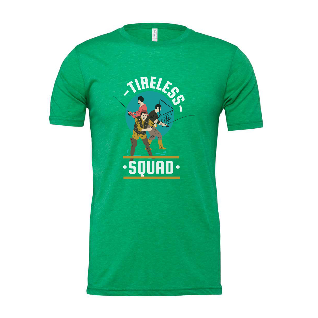 Unisex Tireless Squad Fishing Graphic T Shirt For Outdoor Enthusiasts And Adventure Lovers