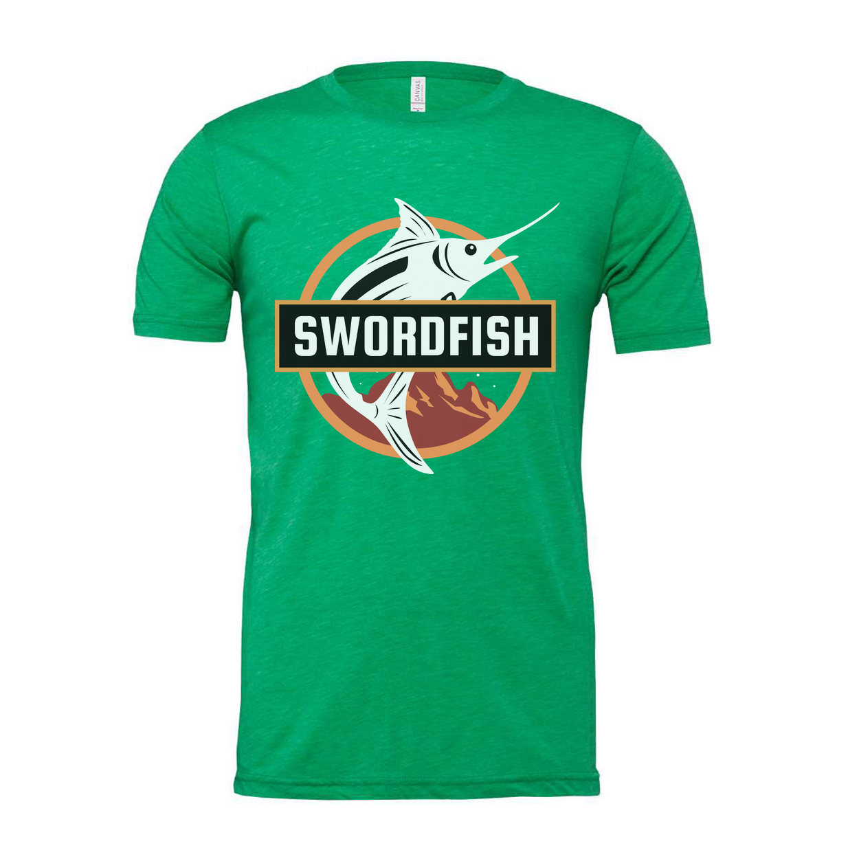 Swordfish Logo Fishing T Shirt