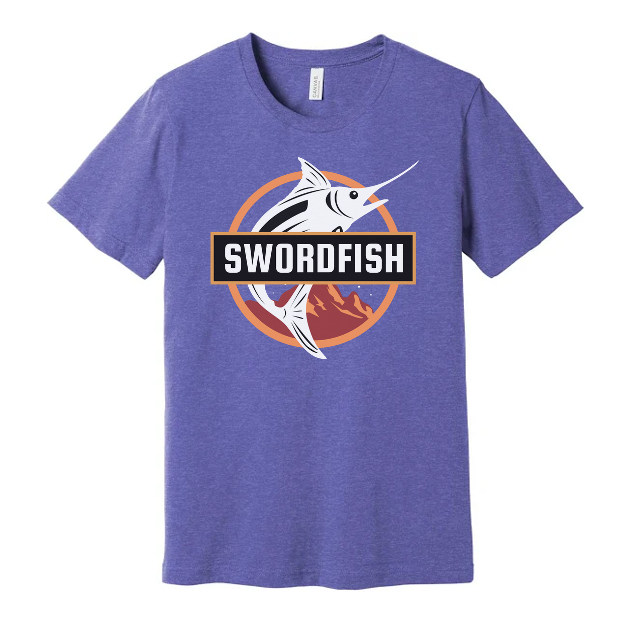 Swordfish Logo Fishing T Shirt