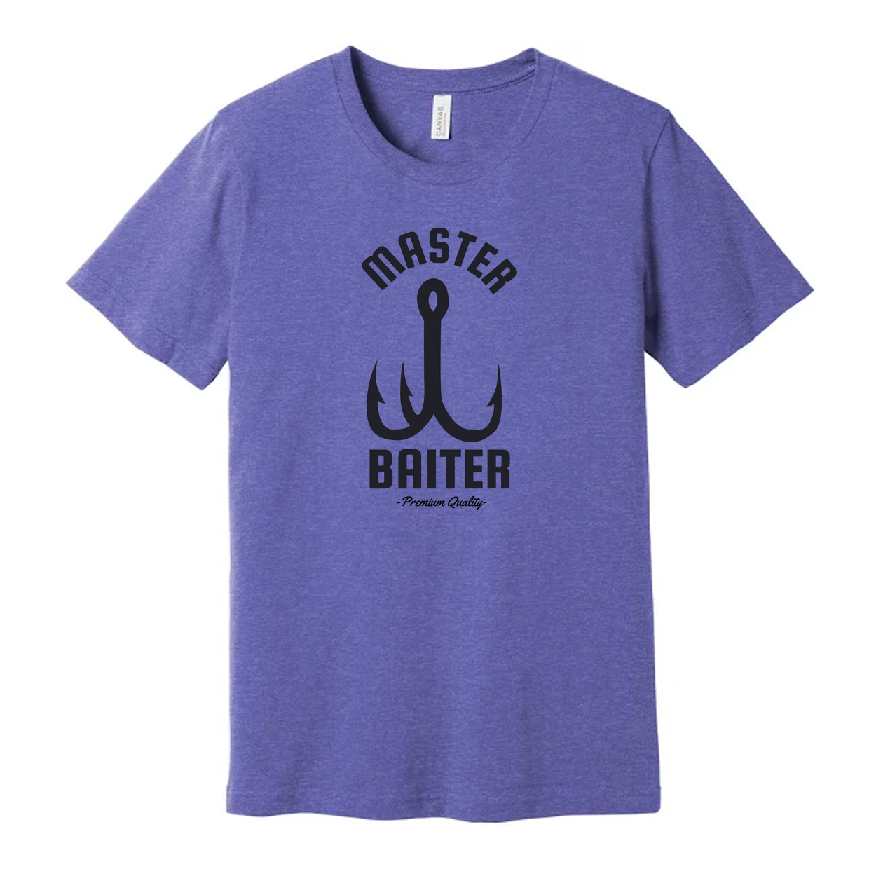 Master Baiter Fishing Tee With Hook Graphic