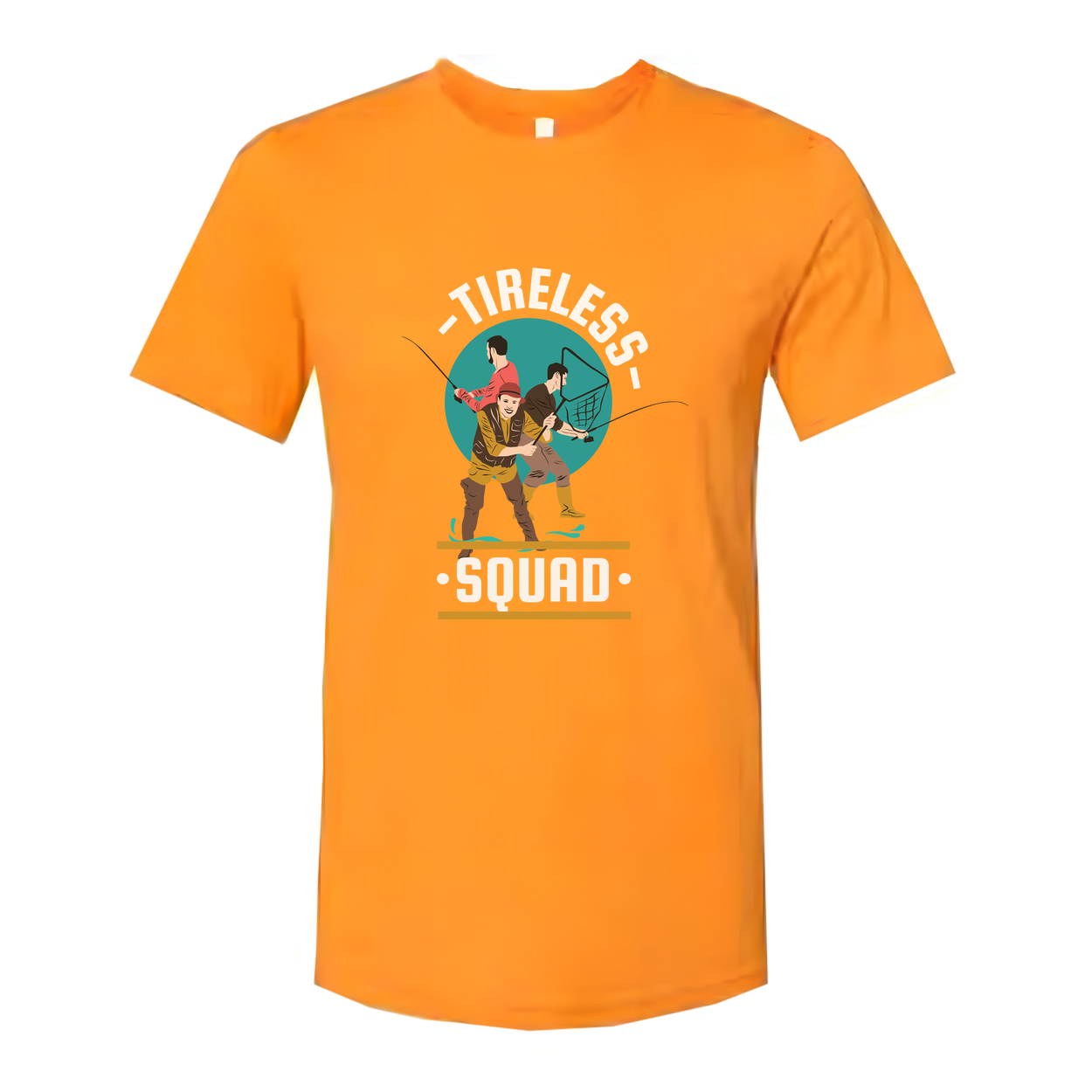 Unisex Tireless Squad Fishing Graphic T Shirt For Outdoor Enthusiasts And Adventure Lovers