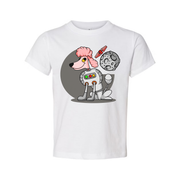 Space Animals Astronaut Dog Cartoon Graphic Tee For Adults And Teens Unisex Space Themed Apparel