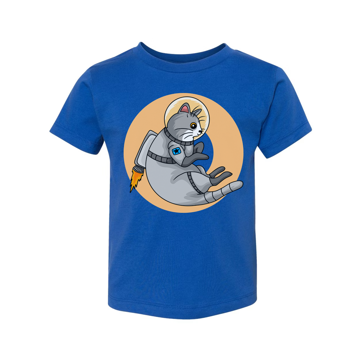 Space Cat Astronaut On A Rocket Graphic Tee For Unisex Adults And Teens Fun Cosmic Design