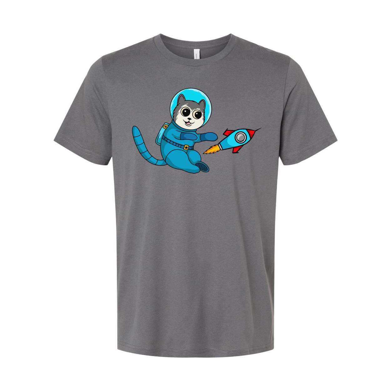 Space Panda Astronaut Cartoon T Shirt For Unisex Adults And Kids Space Animals Design