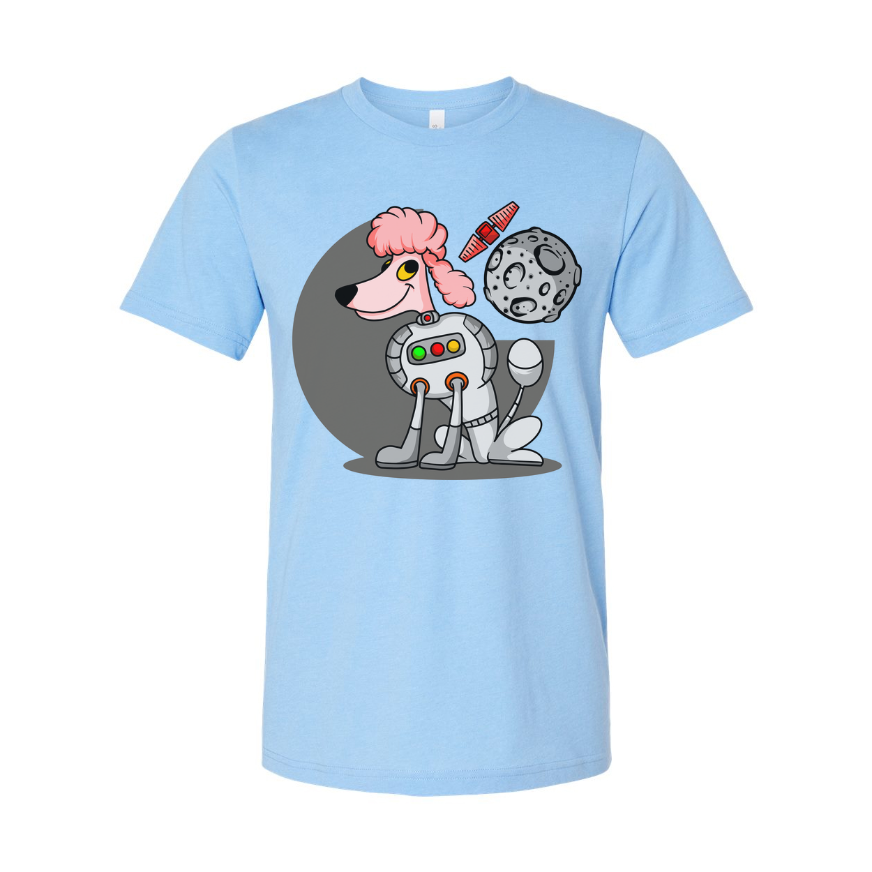 Space Animals Astronaut Dog Cartoon Graphic Tee For Adults And Teens Unisex Space Themed Apparel
