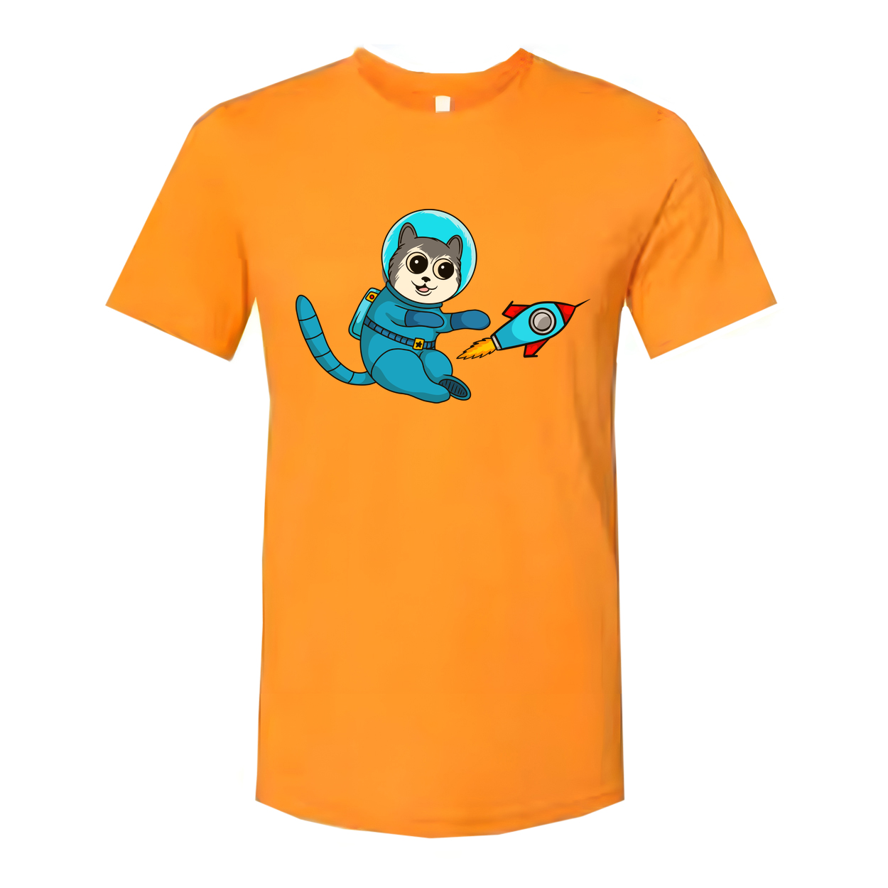 Space Panda Astronaut Cartoon T Shirt For Unisex Adults And Kids Space Animals Design