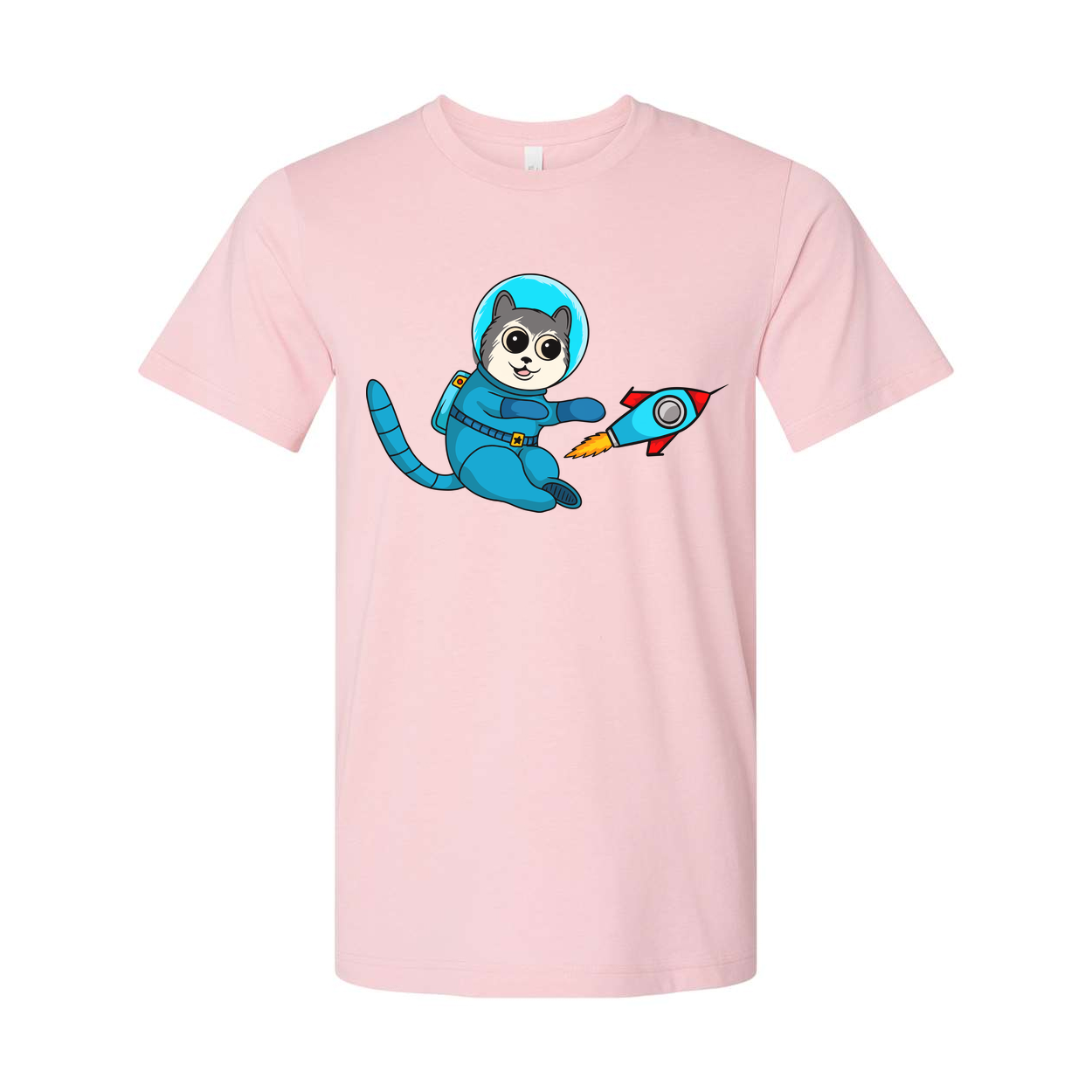 Space Panda Astronaut Cartoon T Shirt For Unisex Adults And Kids Space Animals Design