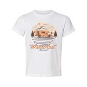 Wanderlust Camper Van Graphic T Shirt For Outdoor Enthusiasts