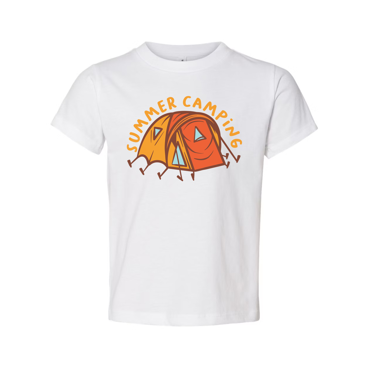 Summer Camping Graphic Tee For Outdoors Enthusiasts, Unisex Tent Design T Shirt For Adventure Lovers