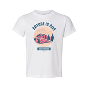 Nature Is Our Best Friend Unisex Graphic Tee With Outdoor Landscape Illustration
