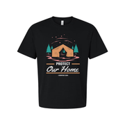 Unisex Outdoor Camping Tent Graphic T Shirt