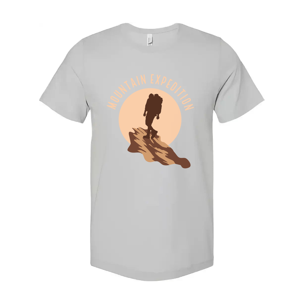 Mountain Expedition Graphic Tee For Unisex Outdoor Adventurers Hiking Climbing And Trail Travel