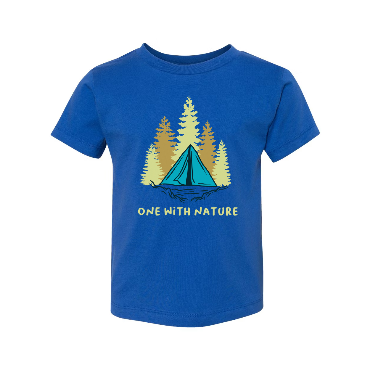 Unisex Outdoor T Shirt With Camping Tent And Pine Forest Graphic For Nature Lovers