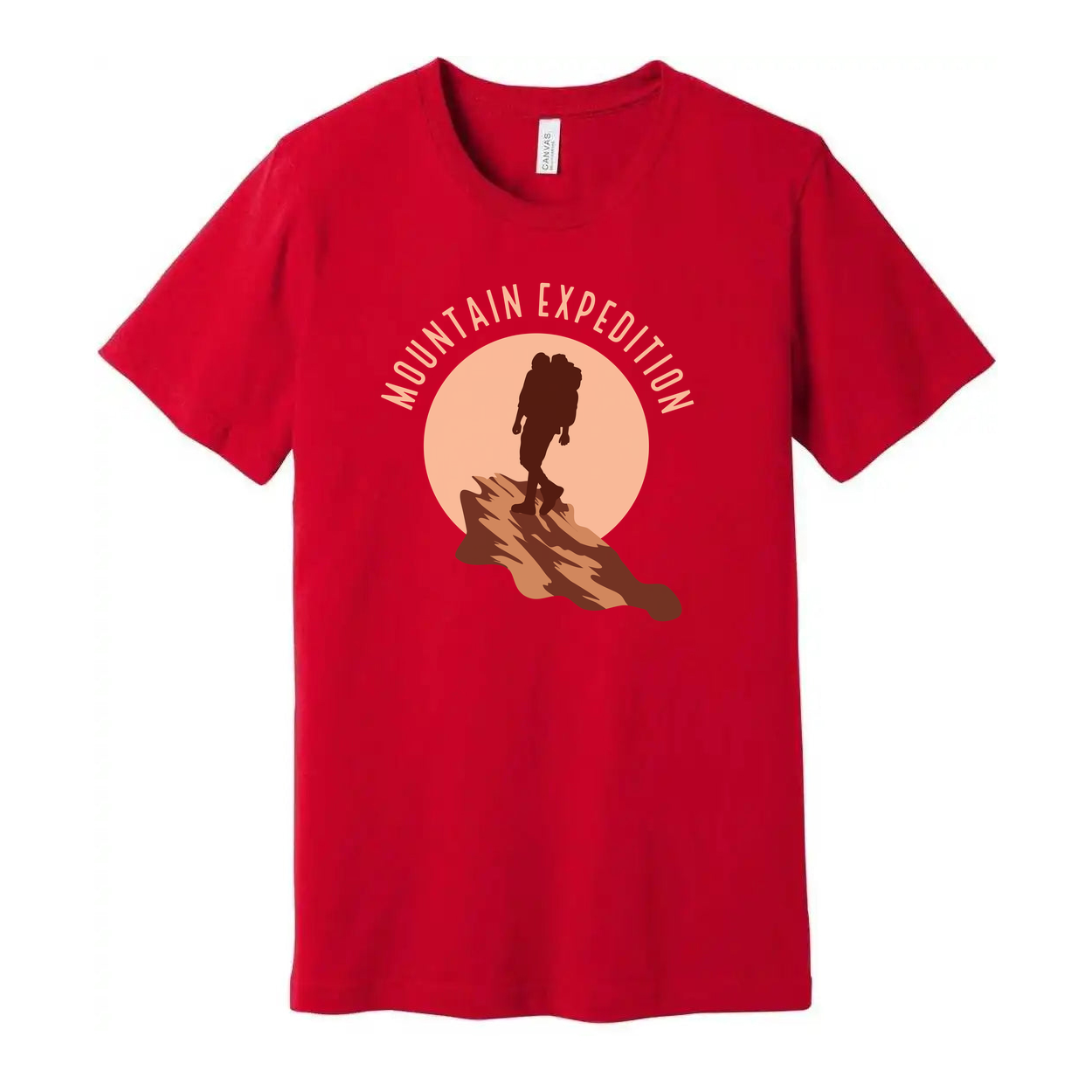 Mountain Expedition Graphic Tee For Unisex Outdoor Adventurers Hiking Climbing And Trail Travel