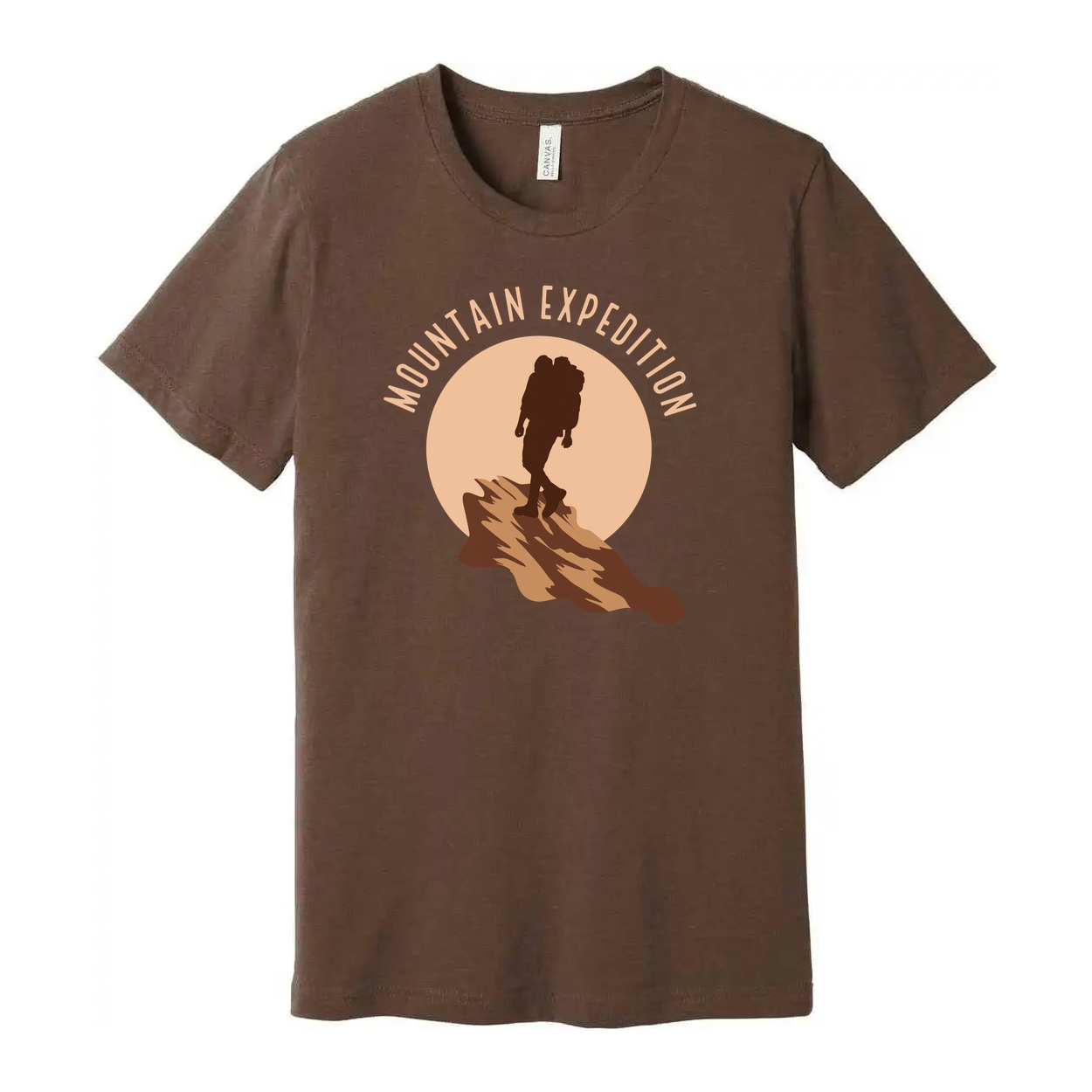 Mountain Expedition Graphic Tee For Unisex Outdoor Adventurers Hiking Climbing And Trail Travel