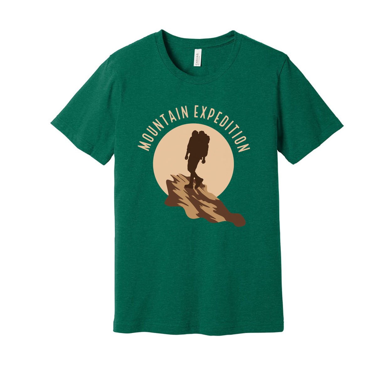 Mountain Expedition Graphic Tee For Unisex Outdoor Adventurers Hiking Climbing And Trail Travel