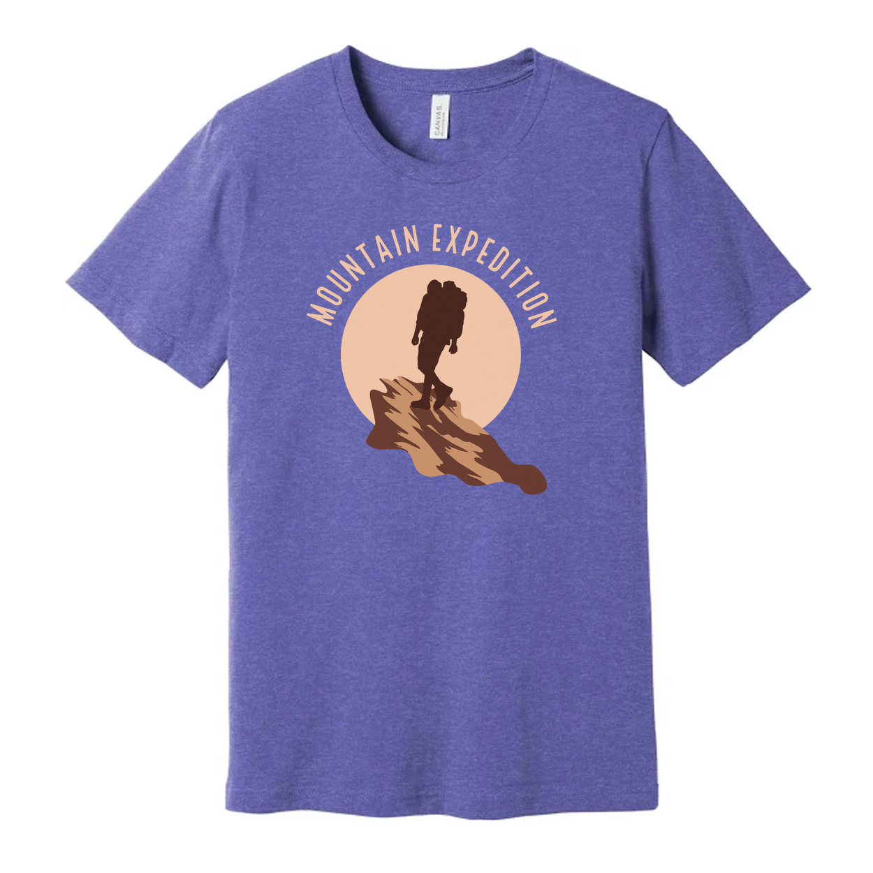 Mountain Expedition Graphic Tee For Unisex Outdoor Adventurers Hiking Climbing And Trail Travel