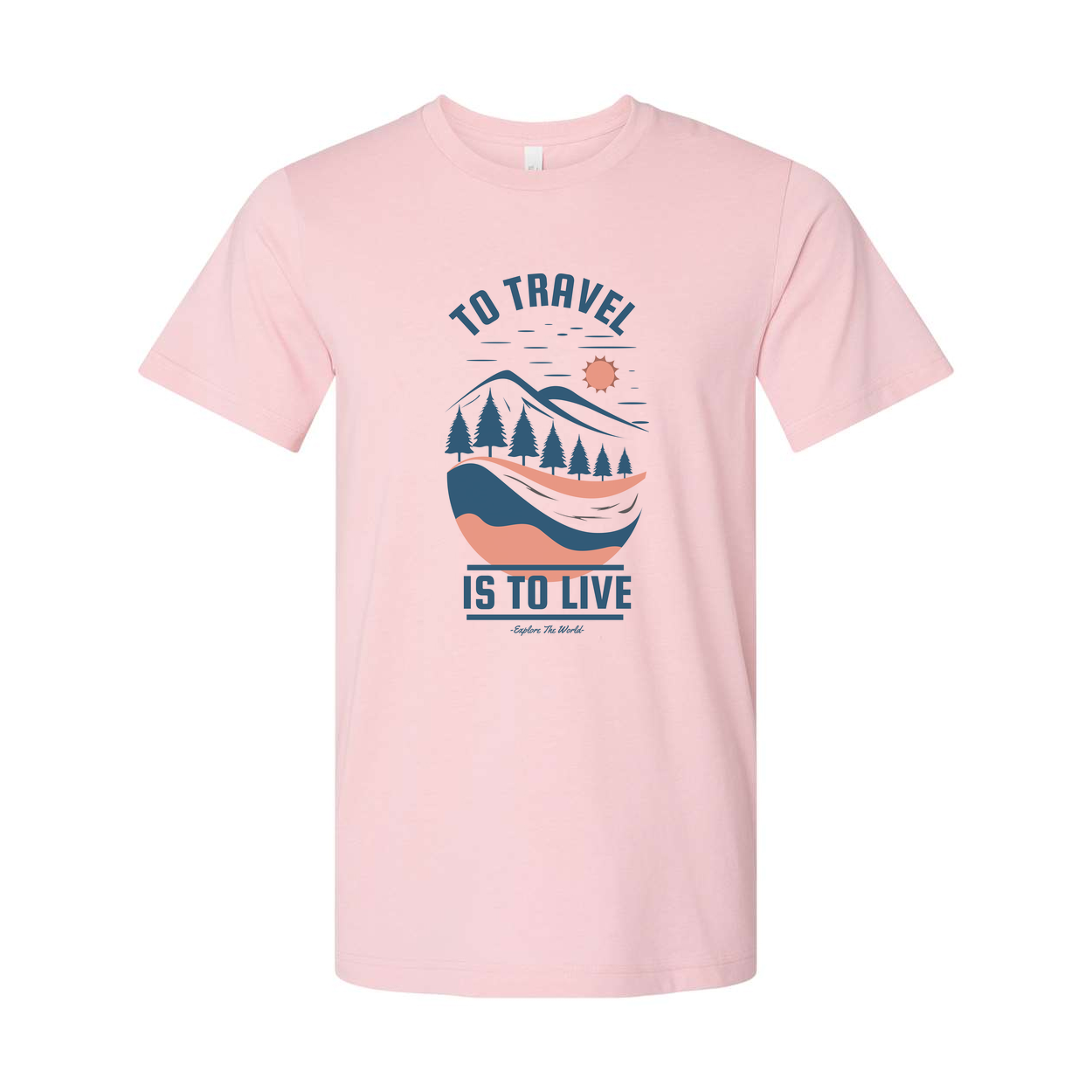 Unisex Outdoor Travel T Shirt With Scenic Landscape Graphic Design For Adventure