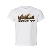 Unisex Outdoor Hiking Graphic T Shirt With Mountain Range And Pine Tree Design For Enthusiasts