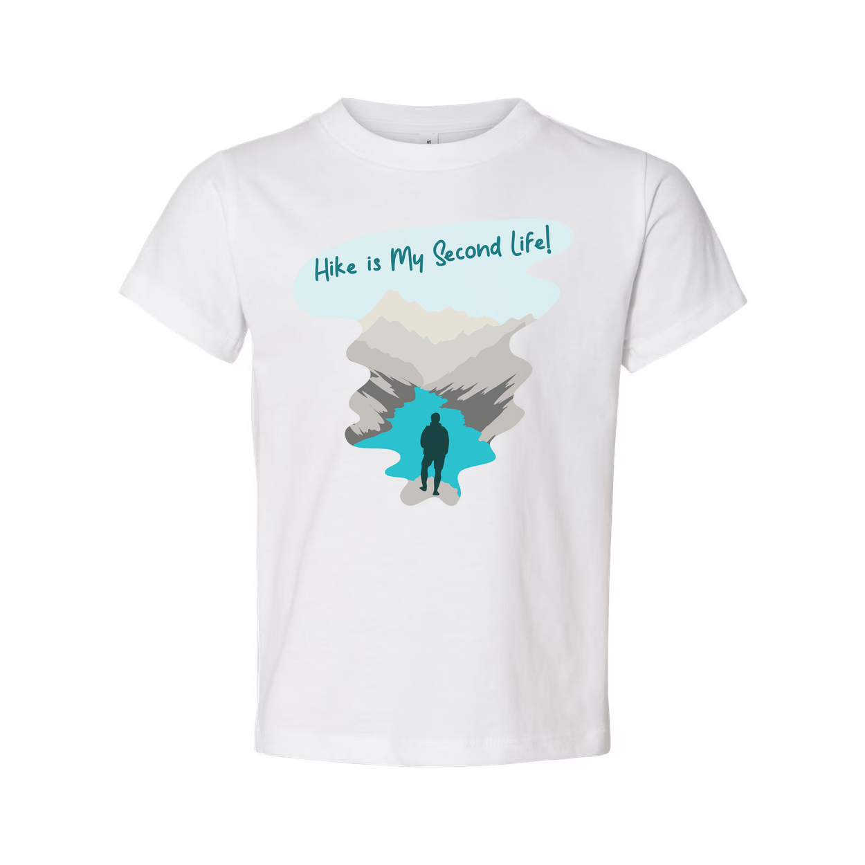 Unisex Hiking T Shirt With Mountain Landscape Graphic For Outdoor Adventure Enthusiasts