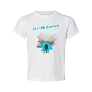 Unisex Hiking T Shirt With Mountain Landscape Graphic For Outdoor Adventure Enthusiasts