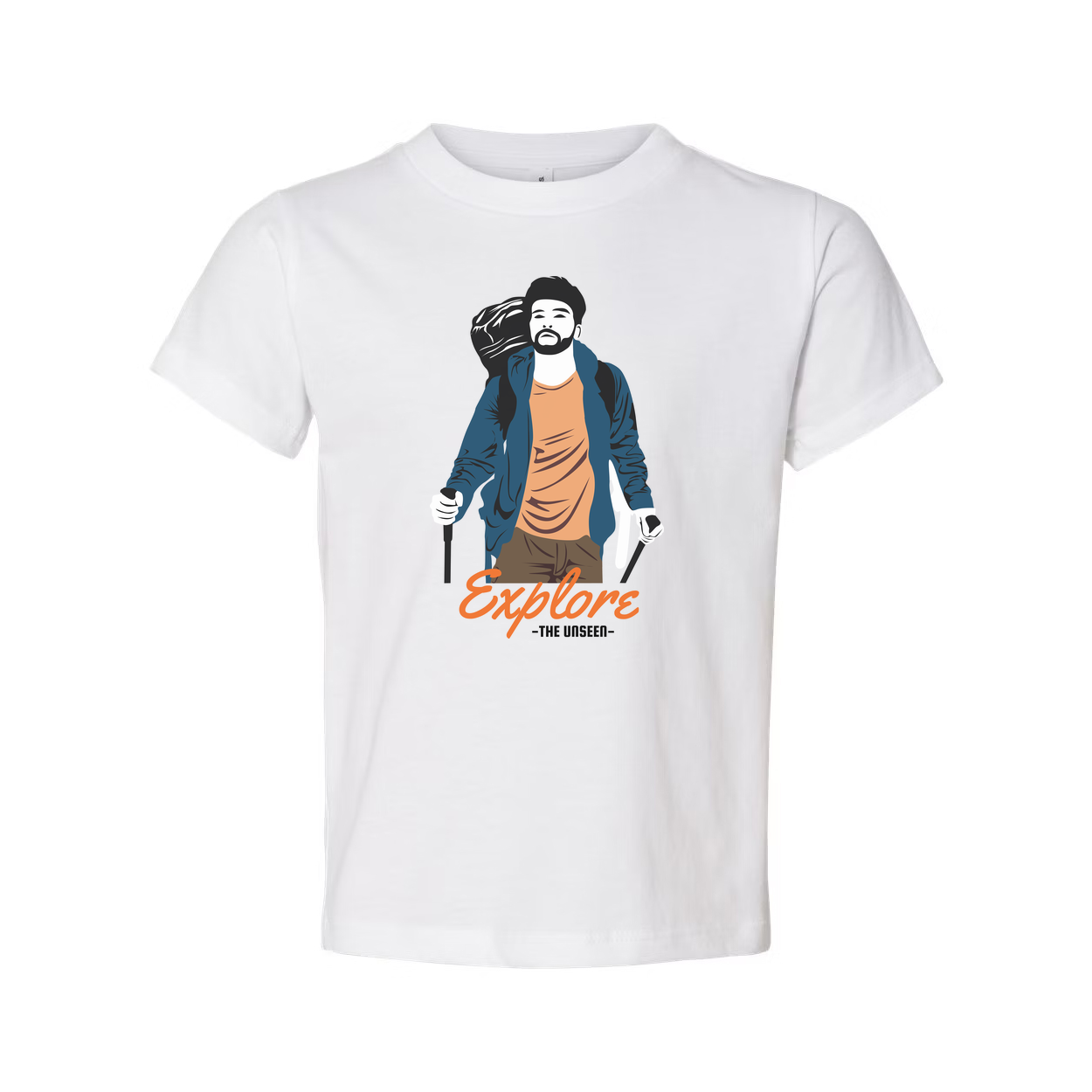 Explore The Unseen Hiking Graphic Unisex T Shirt
