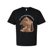 Unisex Outdoor Adventure Mountain Graphic T Shirt With Forest Trail Let The Adventure Begin