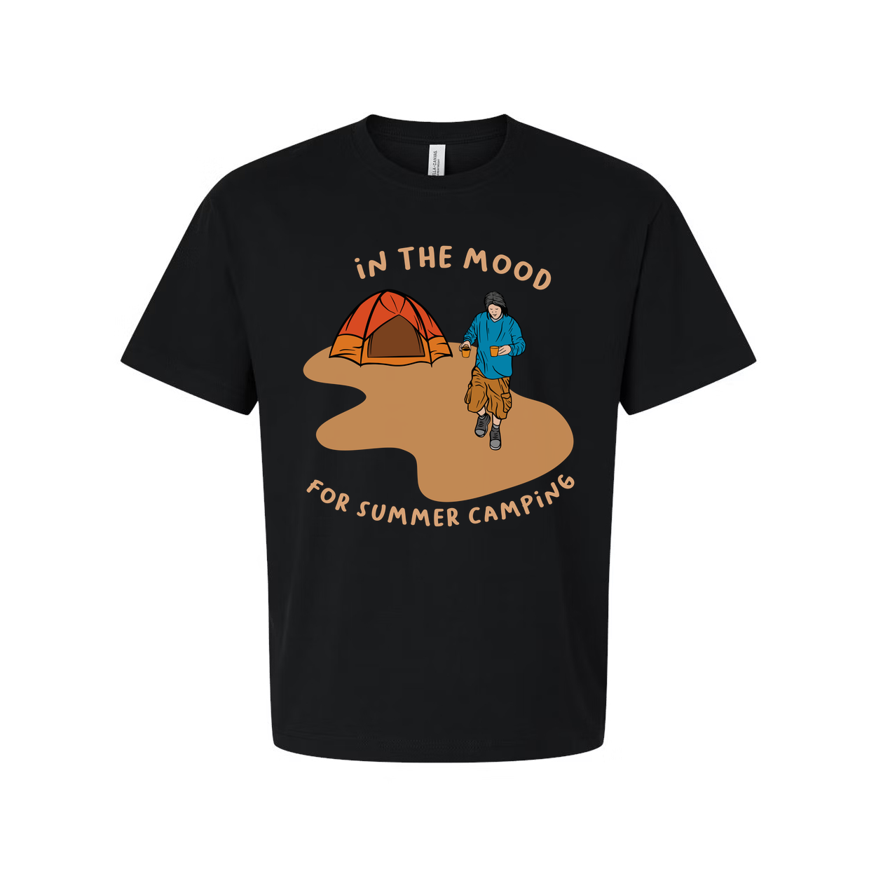 In The Mood For Summer Camping Graphic Tee