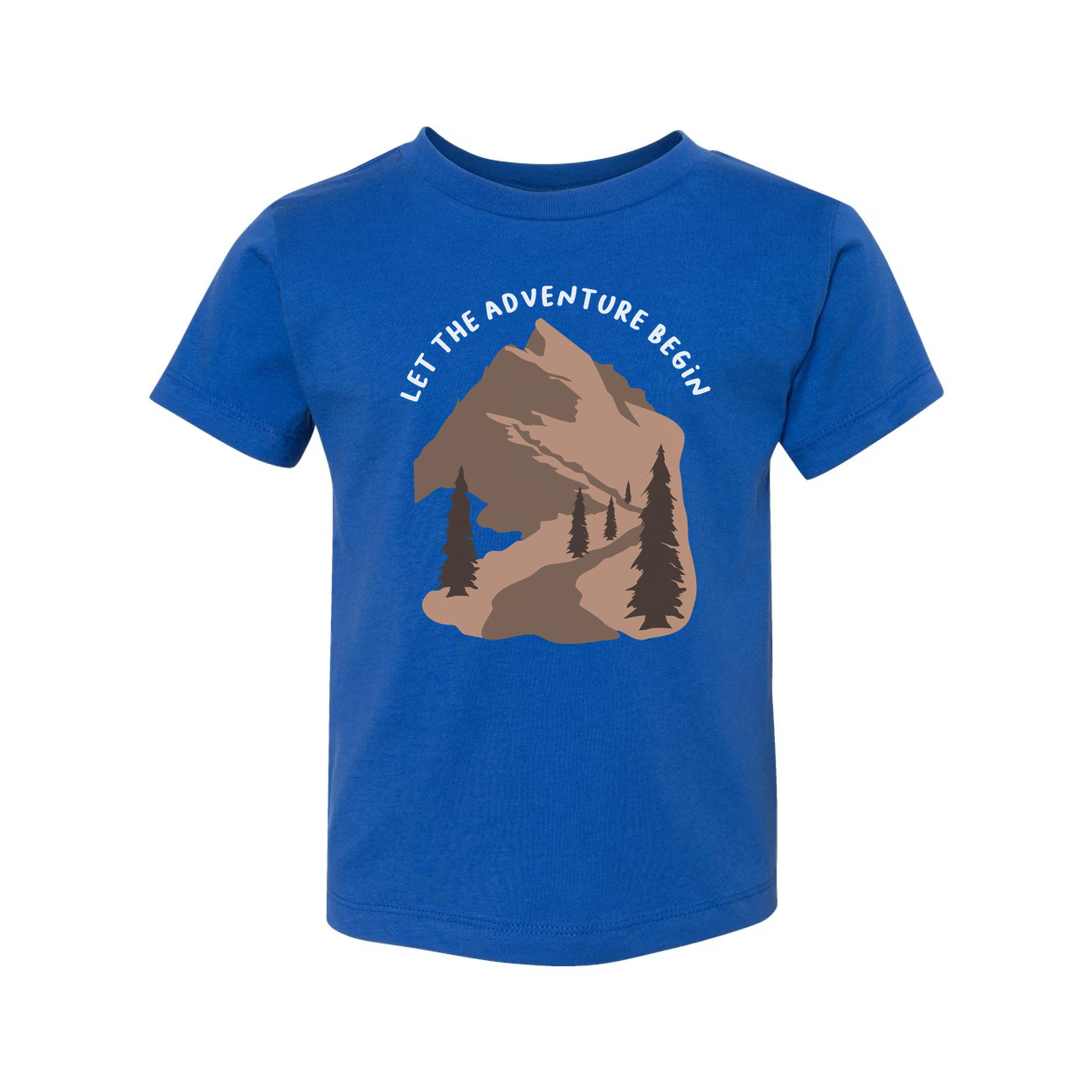 Unisex Outdoor Adventure Mountain Graphic T Shirt With Forest Trail Let The Adventure Begin