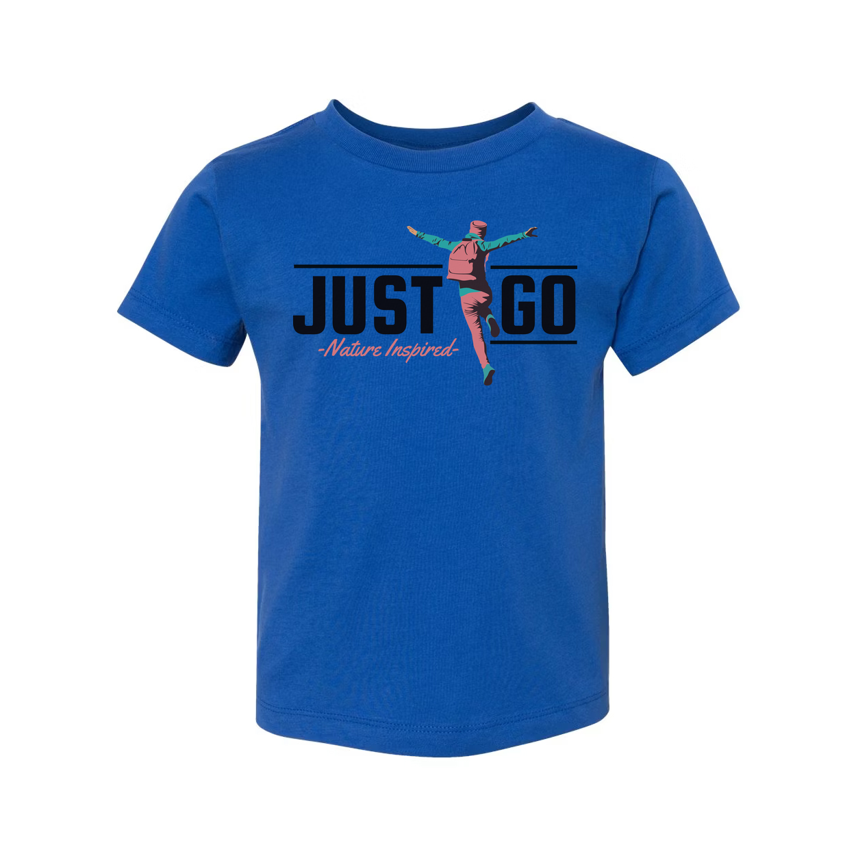 Just Go Nature Inspired Outdoor Graphic Tee For Unisex Adults With Adventure Theme
