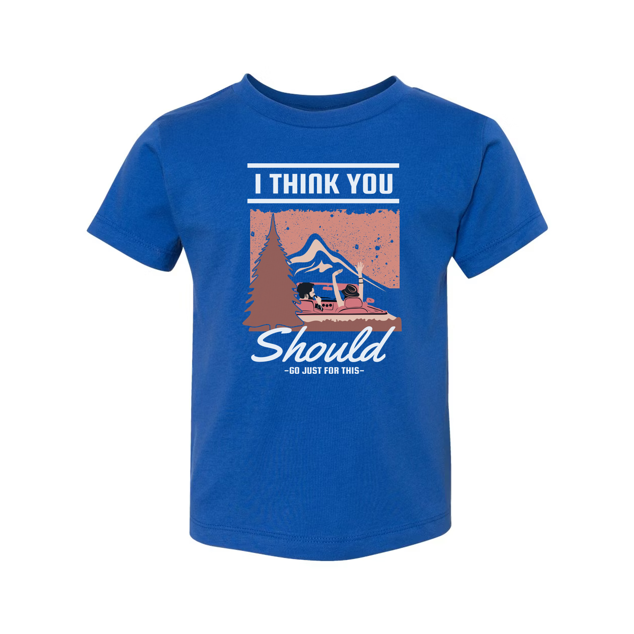Unisex Outdoor Adventure Graphic T Shirt With Mountain Lake Scene And Pine Forest Illustration For Hiking Enthusiasts
