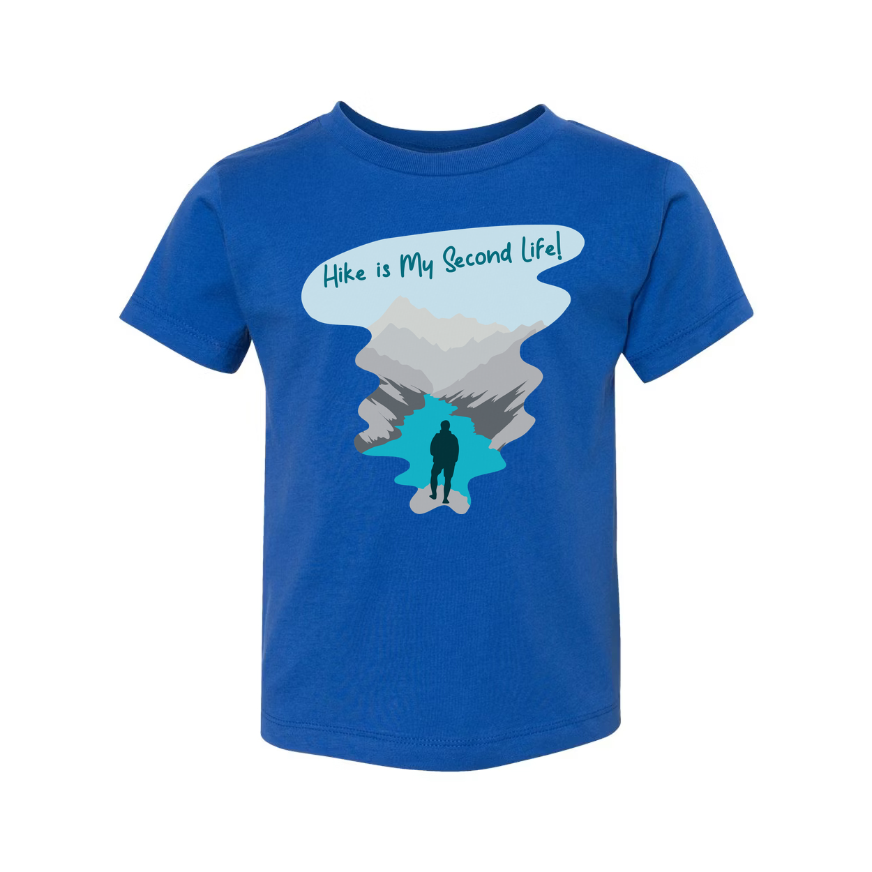 Unisex Hiking T Shirt With Mountain Landscape Graphic For Outdoor Adventure Enthusiasts