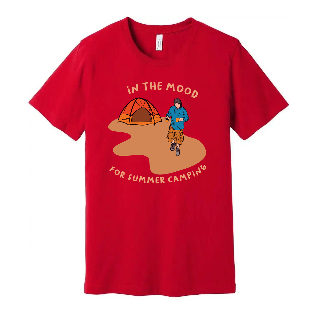 In The Mood For Summer Camping Graphic Tee