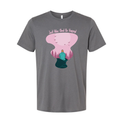 Unisex Outdoor Hiking Graphic T Shirt Featuring Pink Landscape And Nature Scene Artwork