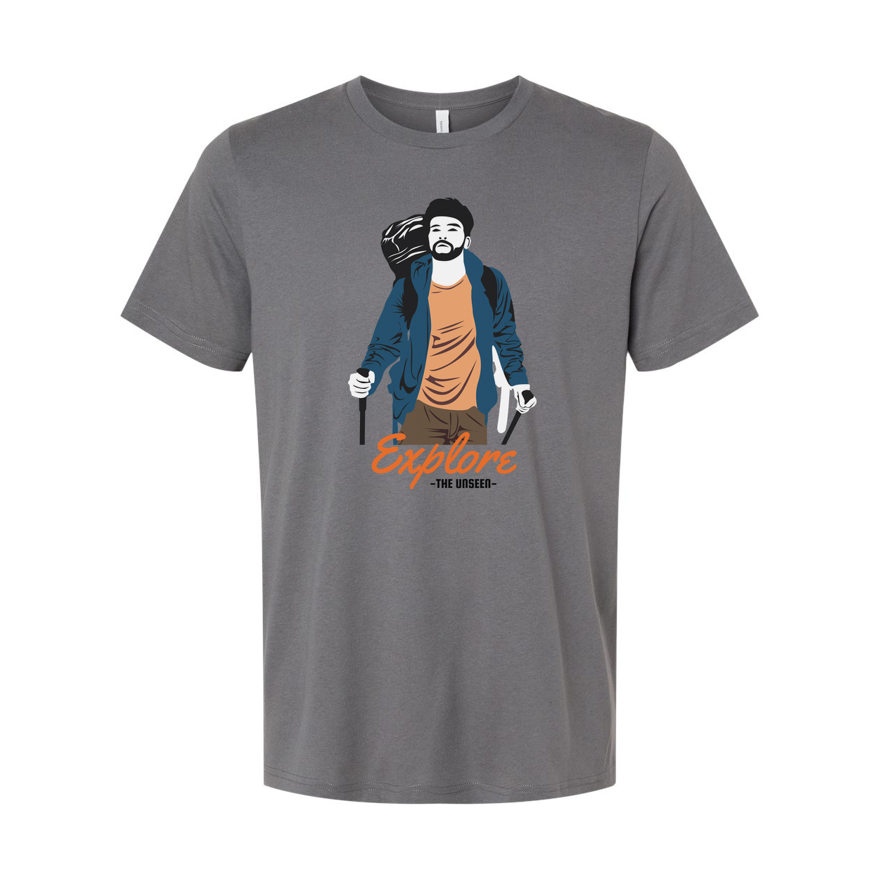 Explore The Unseen Hiking Graphic Unisex T Shirt