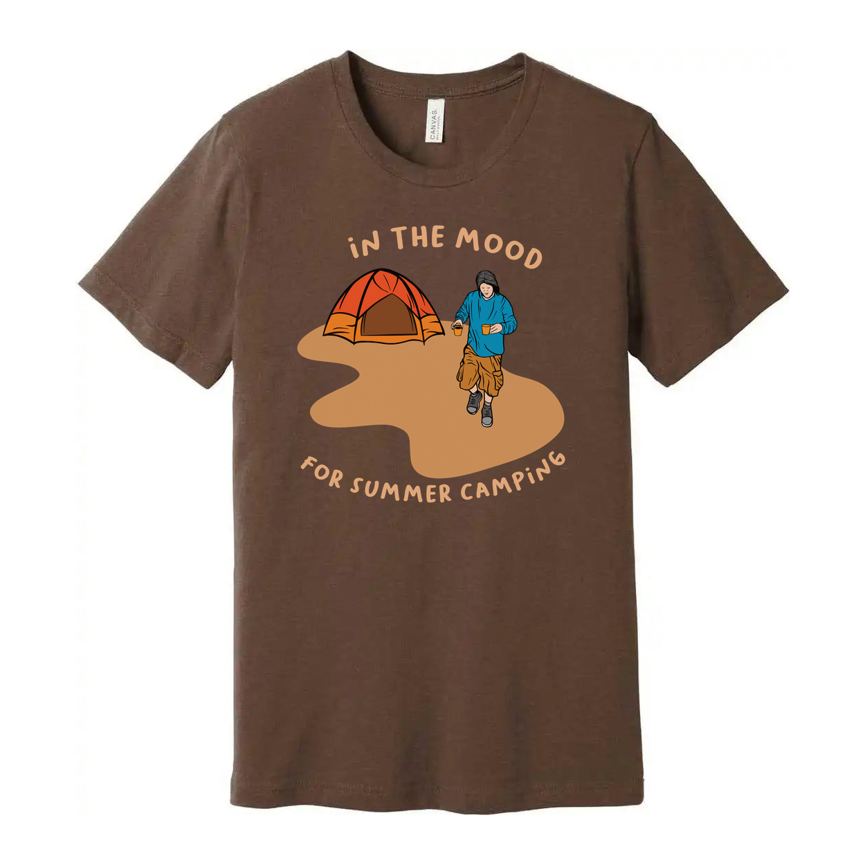 In The Mood For Summer Camping Graphic Tee